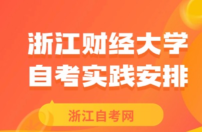 浙江財經(jīng)大學自考實踐安排